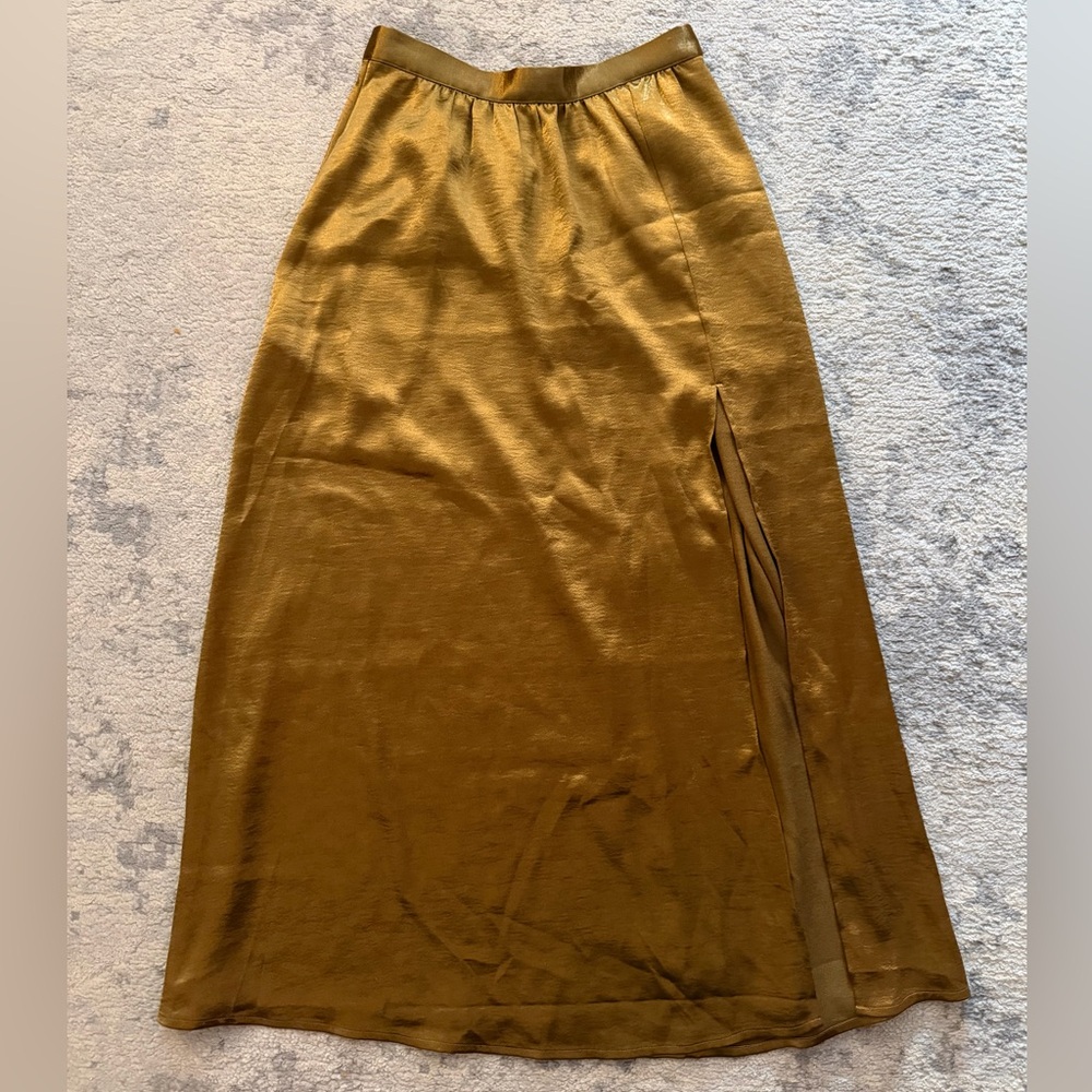 Joie Gold Maxi Skirt